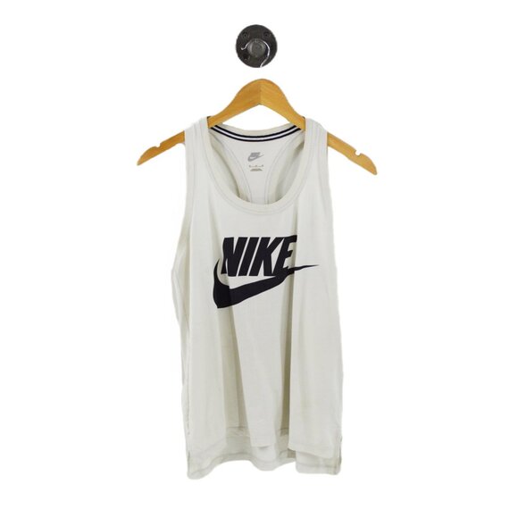 Nike Logo Razor Back Tank Top #175-106 - Picture 1 of 3